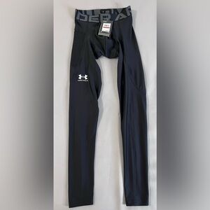 Under Armour UA Men's HeatGear Leggings Tights Black Pants Compression Sz XS‎